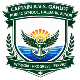 Captain A.V.S. Gahlot Public School Crest